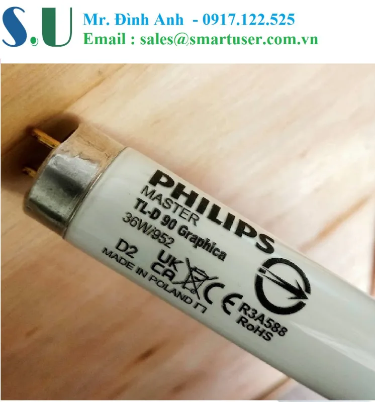 Bóng Đèn D50 Philips TL-D 90 Graphica: Ánh Sáng Chính Xác 36W Cho Tủ So Màu