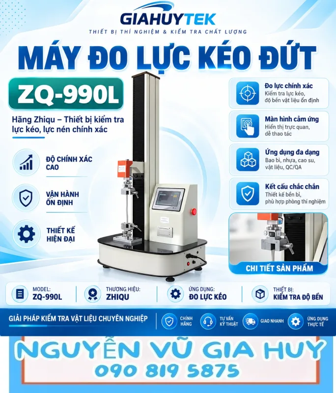 Máy đo lực kéo đứt ZQ-990L hãng ZHIQU